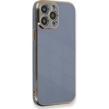 Marsilyan Mey Ithalat® iPhone 15 Pro Kılıf Volet Silikon - Mavi - Renkli