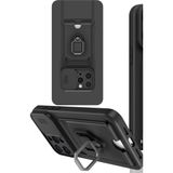 Marsilyan Mey Ithalat® iPhone 15 Pro Kılıf Zuma Kartvizitli Yüzüklü Silikon - Siyah - Renkli