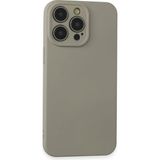 Marsilyan Mey Ithalat® iPhone 15 Pro Max Kılıf Nano Içi Kadife Silikon - Beyaz Titanyum - Renkli