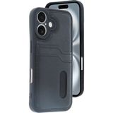 Marsilyan Mey Ithalat® iPhone 16 Kılıf Sara Kartvizitli Deri Kılıf - Siyah - Renkli