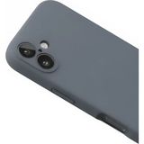 Marsilyan Mey Ithalat® iPhone 16 Plus Kılıf Nano Içi Kadife Silikon - Gri - Renkli