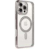 Marsilyan Mey Ithalat® iPhone 16 Pro Kılıf Joke Simli Magneticsafe Kılıf - Pembe - Renkli