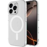 Marsilyan Mey Ithalat® iPhone 16 Pro Max Kılıf Magneticsafe Şeffaf Silikon - Şeffaf - Renkli