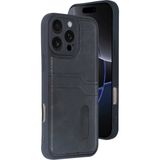 Marsilyan Mey Ithalat® iPhone 16 Pro Max Kılıf Sara Kartvizitli Deri Kılıf - Siyah - Renkli