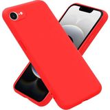 Marsilyan Mey Ithalat® iPhone 16E Kılıf Nano Içi Kadife Silikon - Kırmızı - Renkli