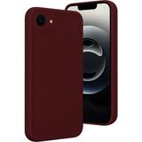 Marsilyan Mey Ithalat® iPhone 16E Kılıf Viera Silikon - Bordo - Renkli