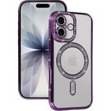 Marsilyan Mey Ithalat® iPhone 17 Joke Simli Magneticsafe Kılıf - Derin Mor - Renkli