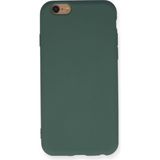 Marsilyan Mey Ithalat® iPhone 6 Kılıf Nano Içi Kadife Silikon - Koyu Yeşil - 1 - Renkli