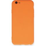 Marsilyan Mey Ithalat® iPhone 6 Kılıf Nano Içi Kadife Silikon - Turuncu - 1 - Renkli