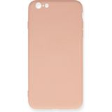 Marsilyan Mey Ithalat® iPhone 6 Plus Kılıf Nano Içi Kadife Silikon - Pudra - 1 - Renkli