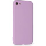 Marsilyan Mey Ithalat® iPhone 7 Kılıf Nano Içi Kadife Silikon - Lila - 1 - Renkli