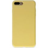 Marsilyan Mey Ithalat® iPhone 7 Plus Kılıf Nano Içi Kadife Silikon - Sarı - 1 - Renkli