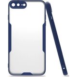 Marsilyan Mey Ithalat® iPhone 7 Plus Kılıf Platin Silikon - Lacivert - 1 - Renkli