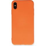 Marsilyan Mey Ithalat® iPhone x Kılıf Nano Içi Kadife Silikon - Turuncu - 1 - Renkli