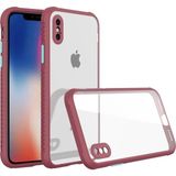Marsilyan Mey Ithalat® iPhone Xs Max Kılıf Miami Şeffaf Silikon - Fuşya - 1 - Renkli