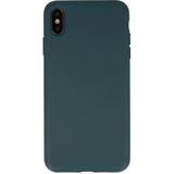Marsilyan Mey Ithalat® iPhone Xs Max Kılıf Nano Içi Kadife Silikon - Koyu Yeşil - 1 - Renkli
