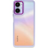 Marsilyan Mey Ithalat® Realme 10 Pro 5g Kılıf Dora Kapak - Lila - Renkli