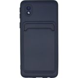 Marsilyan Mey Ithalat® Samsung Galaxy A01 Core Kılıf Kelvin Kartvizitli Silikon - Lacivert - Renkli