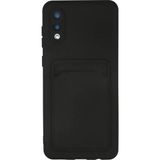 Marsilyan Mey Ithalat® Samsung Galaxy A02 Kılıf Kelvin Kartvizitli Silikon - Siyah - 1 - Renkli