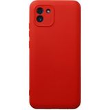 Marsilyan Mey Ithalat® Samsung Galaxy A03 Kılıf Nano Içi Kadife Silikon - Kırmızı - 1 - Renkli