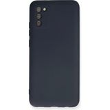 Marsilyan Mey Ithalat® Samsung Galaxy A03S Kılıf Nano Içi Kadife Silikon - Lacivert - 1 - Renkli