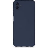 Marsilyan Mey Ithalat® Samsung Galaxy A04 Kılıf Nano Içi Kadife Silikon - Lacivert - 1 - Renkli