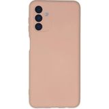Marsilyan Mey Ithalat® Samsung Galaxy A04S Kılıf Nano Içi Kadife Silikon - Pudra - 1 - Renkli