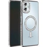 Marsilyan Mey Ithalat® Samsung Galaxy A06 Joke Simli Magneticsafe Kılıf - Gümüş - 1 - Renkli