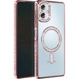 Marsilyan Mey Ithalat® Samsung Galaxy A06 Joke Simli Magneticsafe Kılıf - Pembe - 1 - Renkli