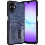 Marsilyan Mey Ithalat® Samsung Galaxy A07 4g Sara Kartvizitli Deri Kılıf - Lacivert - 1 - Renkli