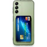 Marsilyan Mey Ithalat® Samsung Galaxy A15 4g Kılıf Kart Şeffaf Silikon - Şeffaf - Renkli