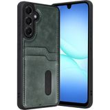 Marsilyan Mey Ithalat® Samsung Galaxy A17 5g Sara Kartvizitli Deri Kılıf - Yeşil - Renkli