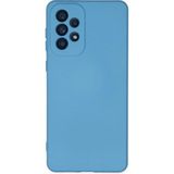 Marsilyan Mey Ithalat® Samsung Galaxy A23 4g Kılıf Nano Içi Kadife Silikon - Mavi - 1 - Renkli