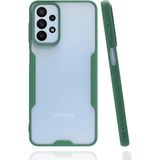 Marsilyan Mey Ithalat® Samsung Galaxy A23 4g Kılıf Platin Silikon - Yeşil - 1 - Renkli
