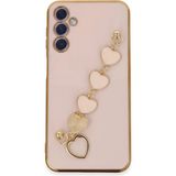 Marsilyan Mey Ithalat® Samsung Galaxy A24 4g Kılıf Esila Silikon - Pudra - 1 - Renkli
