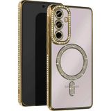 Marsilyan Mey Ithalat® Samsung Galaxy A25 5g Joke Simli Magneticsafe Kılıf - Gold - 1 - Renkli