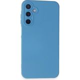 Marsilyan Mey Ithalat® Samsung Galaxy A25 5g Kılıf Nano Içi Kadife Silikon - Mavi - 1 - Renkli