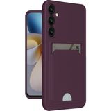 Marsilyan Mey Ithalat® Samsung Galaxy A26 Kılıf Kelvin Kartvizitli Silikon - Derin Mor - 1 - Renkli