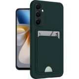 Marsilyan Mey Ithalat® Samsung Galaxy A26 Kılıf Kelvin Kartvizitli Silikon - Koyu Yeşil - 1 - Renkli