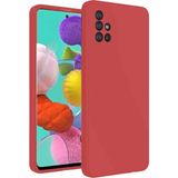 Marsilyan Mey Ithalat® Samsung Galaxy A31 Kılıf Nano Içi Kadife Silikon - Kiremit - Renkli