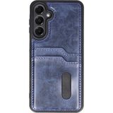 Marsilyan Mey Ithalat® Samsung Galaxy A35 5g Kılıf Sara Kartvizitli Deri Kılıf - Lacivert - 1 - Renkli