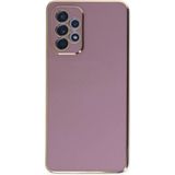 Marsilyan Mey Ithalat® Samsung Galaxy A52 Kılıf Volet Silikon - Mor - 1 - Renkli