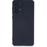 Marsilyan Mey Ithalat® Samsung Galaxy A53 5g Kılıf Nano Içi Kadife Silikon - Lacivert - 1 - Renkli