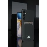 Marsilyan Mey Ithalat® Samsung Galaxy A55 5g Kılıf Kelvin Kartvizitli Silikon - Siyah - 1 - Renkli