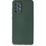 Marsilyan Mey Ithalat® Samsung Galaxy A72 Kılıf Nano Içi Kadife Silikon - Koyu Yeşil - 1 - Renkli