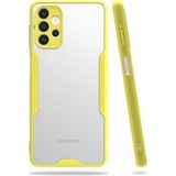 Marsilyan Mey Ithalat® Samsung Galaxy A72 Kılıf Platin Silikon - Sarı - 1 - Renkli