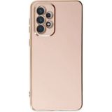 Marsilyan Mey Ithalat® Samsung Galaxy A73 5g Kılıf Volet Silikon - Pembe - 1 - Renkli
