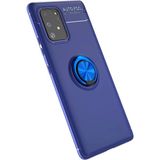 Marsilyan Mey Ithalat® Samsung Galaxy A91 / S10 Lite Kılıf Range Yüzüklü Silikon - Mavi - Renkli