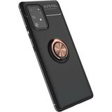 Marsilyan Mey Ithalat® Samsung Galaxy A91 / S10 Lite Kılıf Range Yüzüklü Silikon - Siyah-Gold - Renkli