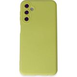 Marsilyan Mey Ithalat® Samsung Galaxy M14 5g Kılıf Nano Içi Kadife Silikon - Sarı - Renkli